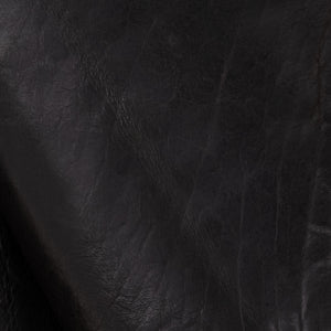Bison Leather Bar Tape / Distressed Black